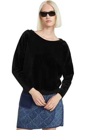 G-Star RAW Batwing Velvet luźny sweter, , XL