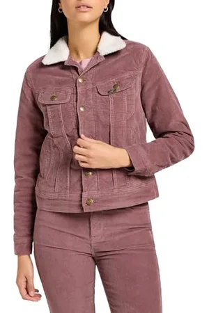 Lee Damska kurtka Sherpa Rider JKT Denim, , M