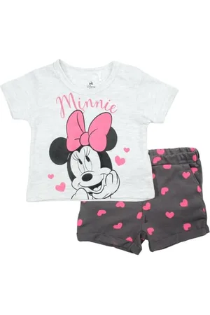 Disney Zestaw Baby Minnie, wygodne ubrania, idealne dla dzieci z myszką Minnie, biały, 12 miesięcy, , 12 mesi