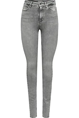 ONLY Damskie dżinsy Onlblush High Waist Sk JNS Rea0918 jeans, Grey Denim, S/32