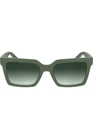 Calvin Klein Dżinsy Unisex Adult Sunglasses CKJ25602S - with Gradient Green Lens, , rozmiar uniwersalny