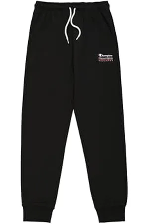 Champion Męskie Legacy - Graficzne spodnie z mankietami, czarne (KK001), M, , M