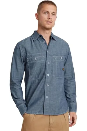G-Star RAW Unisex Nimes Regular koszula EV, , XXL