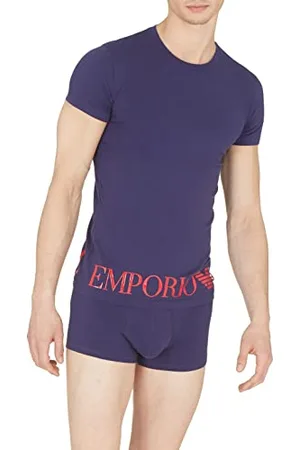Emporio Armani Underwear męska koszulka z dużym logo, , XL, , XL