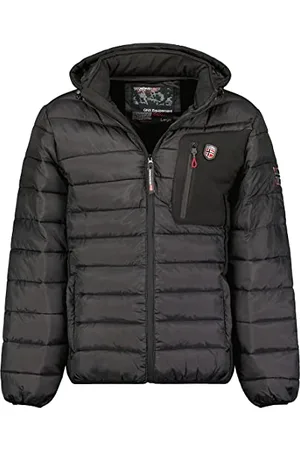 Geographical Norway Belvira Men Outdoor męska kurtka wiatrówka z długim rękawem - płaszcz przeciwdeszczowy na wędrówki, wiosna, lato, jesień, zima ( S), , S