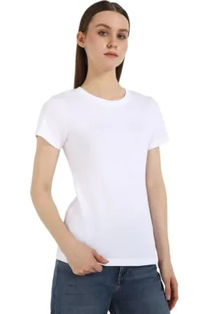 Calvin Klein Jeans damska koszulka Institutional Graphic Slim TEE J20J224990 S/S, biała (jasnobiała), M, , M