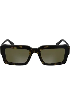 Calvin Klein Dżinsy Unisex Adult Sunglasses CKJ25606S - with Solid Brown Lens, , rozmiar uniwersalny