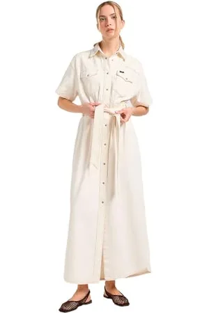 Lee Damska sukienka Ss Maxi Western Casual, , L