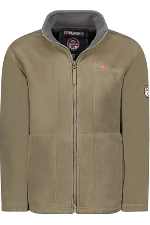 Geographical Norway Torleon Męski gruby polar ciepły zamek błyskawiczny - Kurtka męska ciepła zimowa miękka bluza z podszewką z długim rękawem - idealna na jesień i zimę (Ciemnoszary 2XL), Ciemnoszary