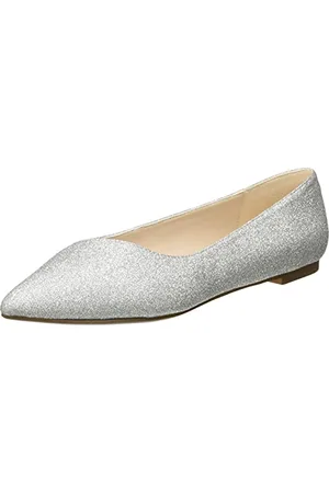 Buffalo Damskie baleriny Renee, srebrny - - 37 eu