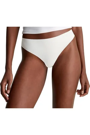 Calvin Klein Thong 0000D3428E stringi, białe (Ivory), XS damskie, , XS