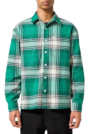 Wrangler Frayed Plaid Shirt koszula męska, , S