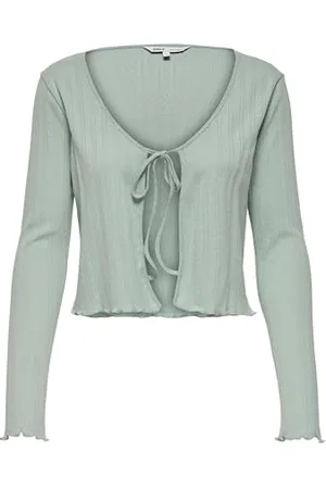 ONLY Onlcarlotta L/S String Jrs regularny krój kardigan dla chłopców ze sznurkiem, , XXXL damski, , 3XL