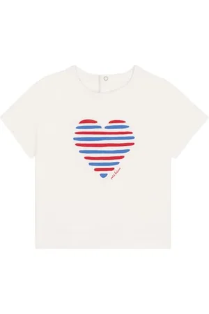 Petit Bateau Koszulka z krótkim rękawem dla dziewczynek, , 6 Miesiące