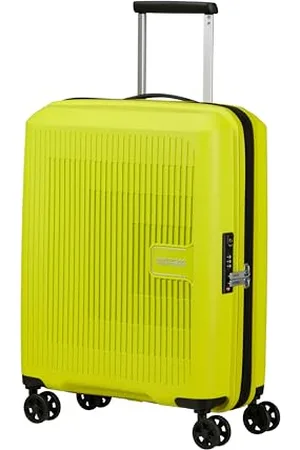 American Tourister Aerostep - Spinner S, Rozwijany Bagaż Podręczny, 55 cm, 36/40 L, zielony (jasnolimonkowy)