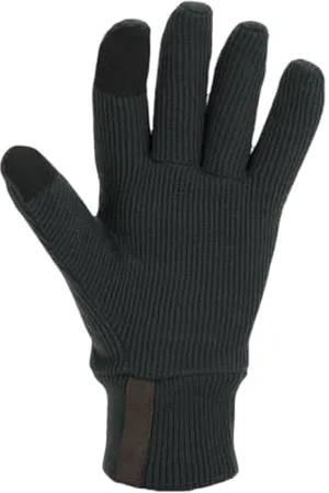 Sealskinz Necton Rękawice Z Dzianiny, Wiatroszczelne, Na Każdą Pogodę, Na Zimno, Szare, M