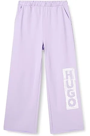 HUGO BOSS Damskie spodnie z dżerseju Light/Pastel Purple, , S