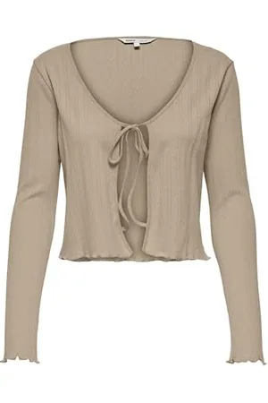 ONLY Onlcarlotta L/S stringi JRS kardigan dla nastolatków z zapięciem na sznurek, , S dla kobiet, , S