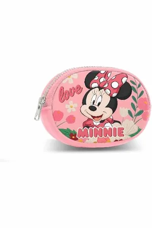 Disney Myszka Minnie Garden-Pill portmonetka, różowa, 12 x 8,5 cm, , Portmonetka na pigułki ogród