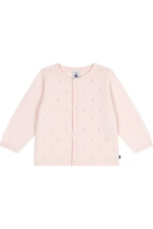 Petit Bateau Sweter rozpinany dziewczęcy, , 3 anni