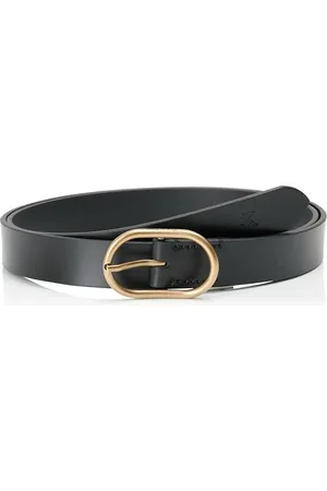 Calvin Klein 8719965074583 Damska klamra centralna 25 mm LV04K7010G stały pasek, czarny (czarny/złoty spadek), 95, , 95