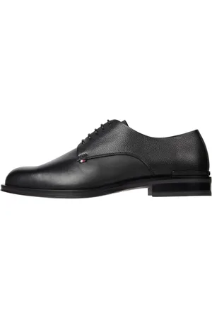 Tommy Hilfiger Męskie skórzane buty Core Hilfiger Fm0fm05375 Derby, , 43 EU