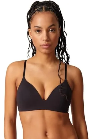 Skiny Trójkątny biustonosz bez fiszbin Classicotton 081992, , 75B