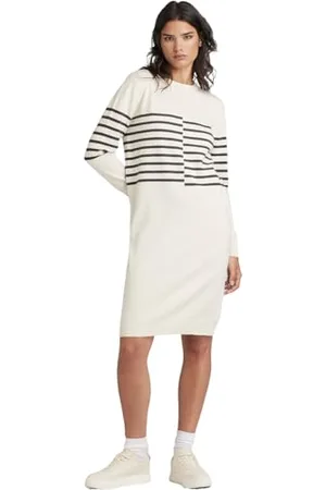 G-Star RAW Broken Stripe Knitted Dress, , M