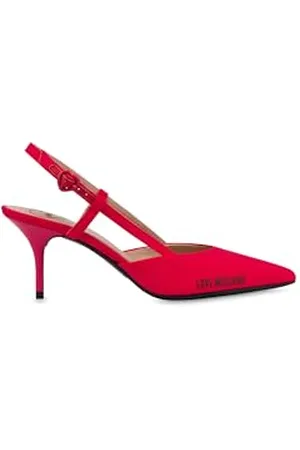 Moschino JA10627G1MIMX500 SCARPAD.SPILLO70 Lycra Czerwona Kobieta, 38 EU, , 38 EU