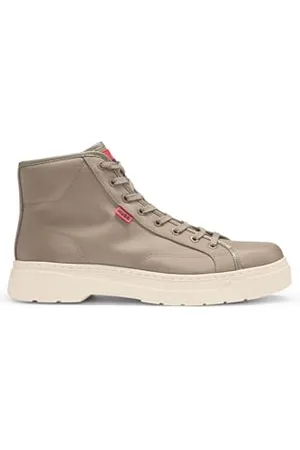 HUGO BOSS Męski Urian_Hito_rn High_Top, Open Brown, 40 UK, Otwarty brązowy, 41 EU