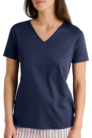 Calida Favourites T-shirt damski, miękka i przyjazna dla skóry bawełna, trwała jakość, luźny krój, , 44-46