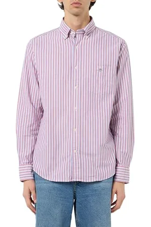 GANT REG CLASSIC OXFORD STRIPE SHIRT, , M