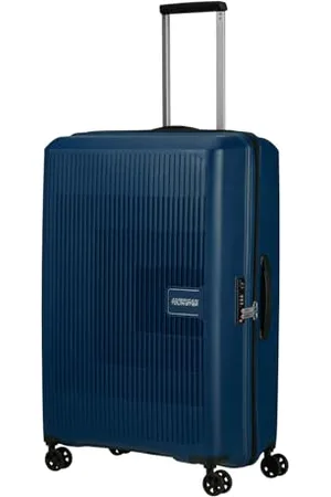 American Tourister Aerostep - Spinner L, pokrowiec z możliwością rozbudowy, 77 cm, 101,5/109 L, granatowy
