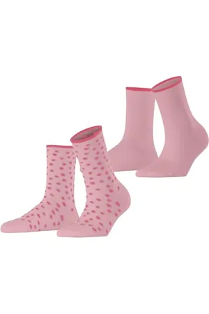 ESPRIT Kobiety Skarpety Sketched Dot Multipack W So bawełna z wzorem 2 Pak, , 35-38