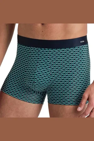 Calida Cotton Code Design bokserki męskie, miękki elastyczny ściągacz, , 58-60