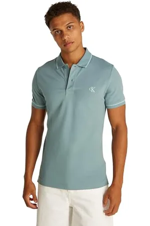 Calvin Klein CK JEANS Męskie TIPPING SLIM POLO J30J315603, niebieskie (Trooper), S, , S