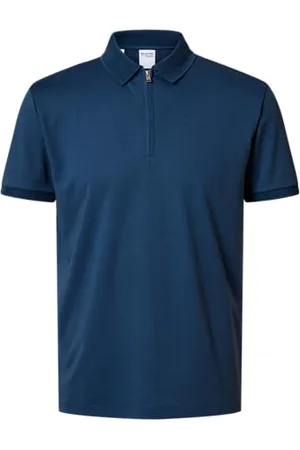 SELECTED Slhfave Zip SS Polo Noos, , L