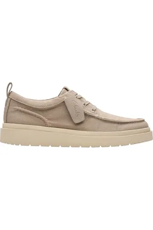 Clarks Premium Męskie Polden Moc, szare płótno, 40 EU, , 44.5 EU