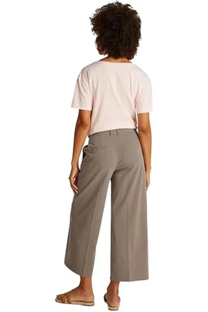 Tommy Hilfiger Damskie spodnie z szerokimi nogawkami LW BI-Stretch WW0WW45463, , 58
