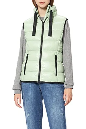 HUGO BOSS Kobiety Fandice-1 Kamizelka, Jasny Pastelowy Zielony 337, XL