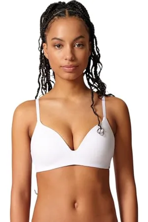 Skiny Trójkątny biustonosz bez fiszbin Classicotton 081992, , 80A
