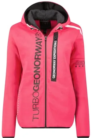 Geographical Norway Freestyle Damska bluza z kapturem z kieszeniami kangur - Ciepła bluza z długim rękawem - Damska kurtka z kapturem Wiosna Lato Jesień Zima ( XL), , XL