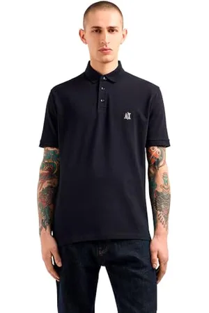 Armani Exchange Męska koszulka polo z logo, , XXL