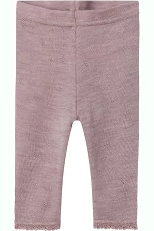 NAME IT Dziewczęce legginsy z wełny merynosów, , 56