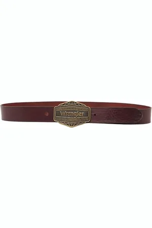 Wrangler Męski pasek Big Buckle Belt, , 100, , 100