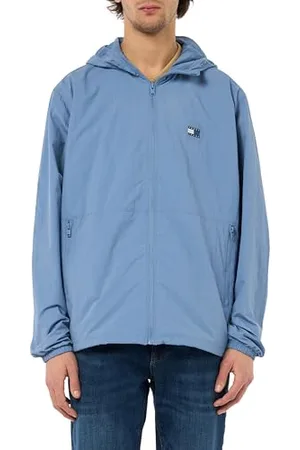 Tommy Hilfiger Męska kurtka wiatrówka TJM WINDBREAKER EXT, niebieska, L, , L