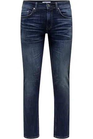 Only & Sons Męskie dżinsy ONSWEFT REG 3251 NOOS, niebieski denim, 32/34, , 32W / 34L