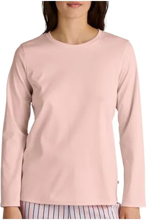 Calida Favourites Sleep Shirt długi rękaw perłowy róż, rozmiar 48-50, , 48-50