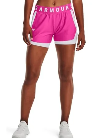 Under Armour Play Up 2 w 1 szorty, różowe, XXL, Rebel różowy/biały/biały, XXL-3XL