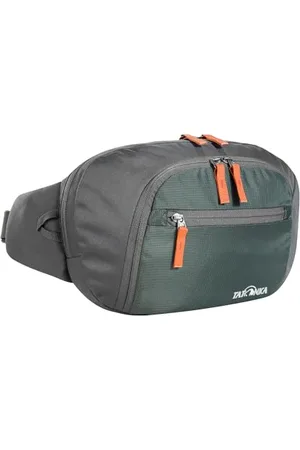 Tatonka Torba biodrowa Hip Sling Pack 5 – stylowa torba biodrowa z trzema kieszeniami na zamek błyskawiczny w zestawie z organizerem – również jako torba crossbody lub plecak typu Sling Pack, Titan